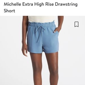 NWT Kaileigh- Michelle Extra High Rise Draw String Short